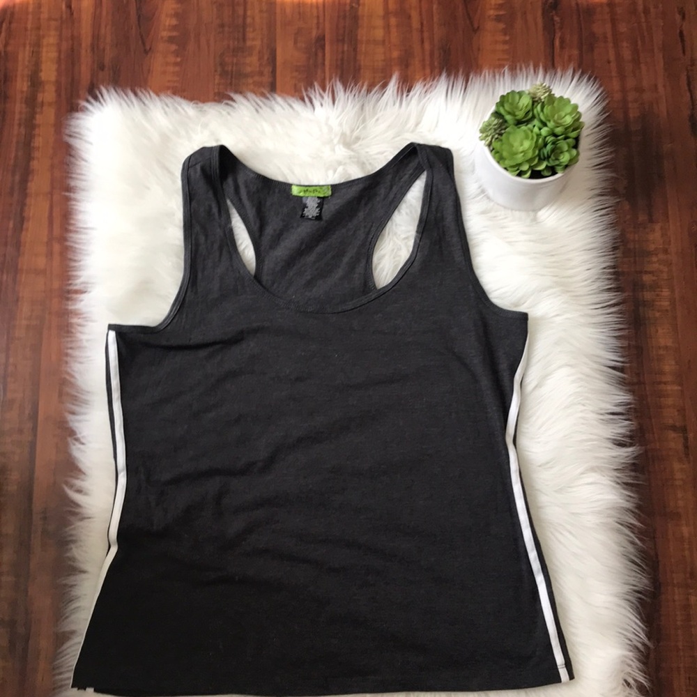 Tank top with side stripes!